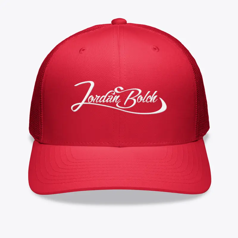 JB Signed Hat Red